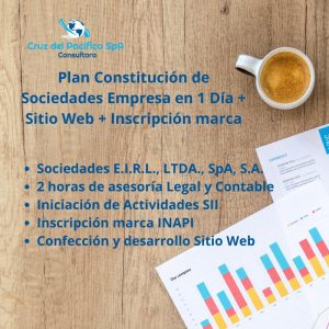 Plan Constitución de Sociedades Empresa en 1 Día + Sitio Web + Inscripción marca