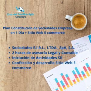 Plan Constitución de Sociedades Empresa en 1 Día + Sitio Web E-Commerce